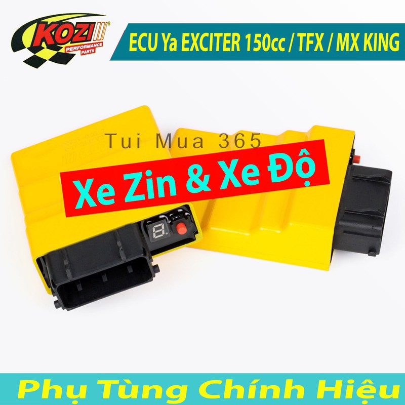 ECU Độ Mở Tua Exciter 150cc, TFX, MX King Kozi Có 8 Map Tăng Chỉnh