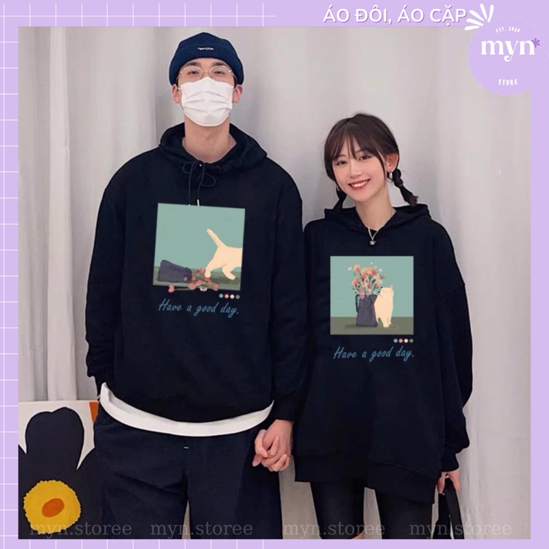 Áo Hoodie Cặp Đôi Nam Nữ Chất Nỉ Bông Cao Cấp , Form Rộng Siêu Đẹp, Áo Hoodie Cặp Đôi Unisex Nam Nữ