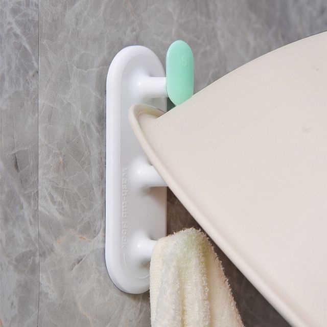 Móc treo đồ dán tường treo chậu treo khăn nhà tắm treo đồ vật trong gia đình