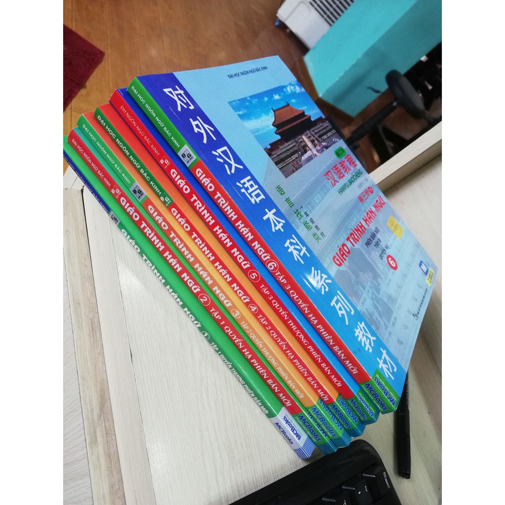 Sách - Combo Trọn Bộ 6 Quyển Giáo Trình Hán Ngữ Phiên Bản Mới Và 301 Câu Đàm Thoại Tiếng Hoa