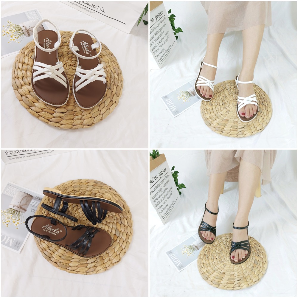 Sandal nữ đi học 𝑭𝑹𝑬𝑬𝑺𝑯𝑰𝑷 Giày sandal nữ đi học quai hậu, đế nhựa quai hậu - TB Sandal nu nut