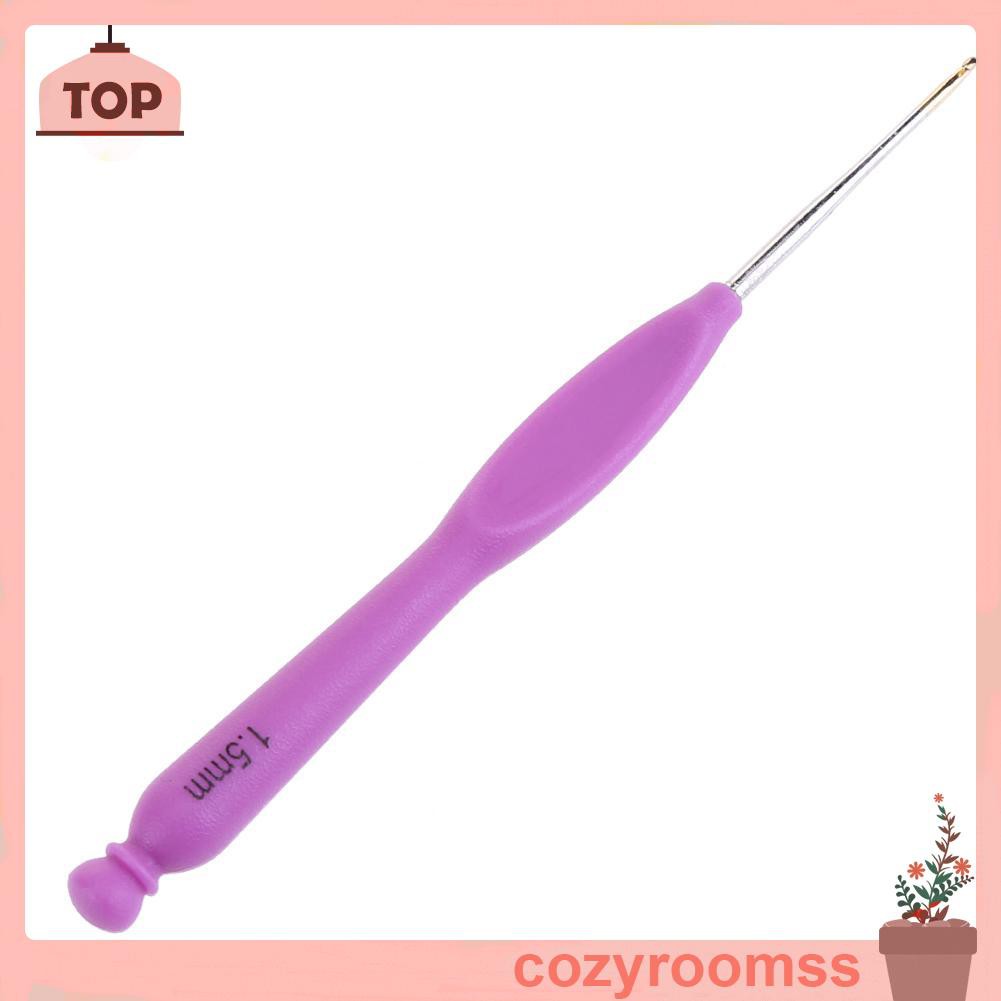 8 Cây kim nhôm cán nhựa đan móc tiện lợi