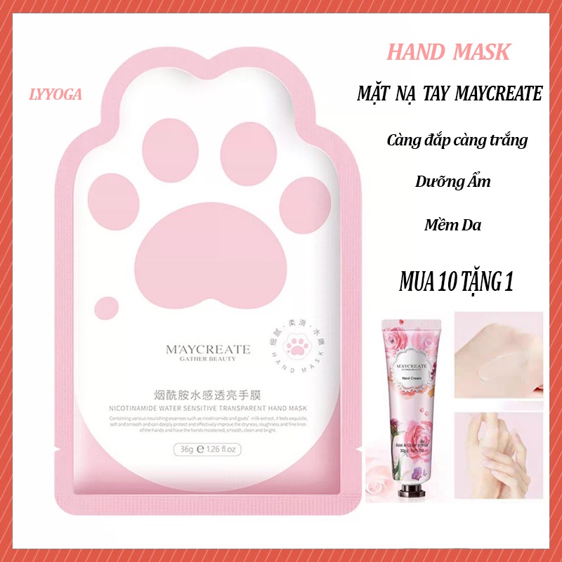 Mặt Nạ Dưỡng Tay Maycreate Giúp Dưỡng Ẩm Trắng Da Chống Lão Hóa Da  LYYOGA- A97.
