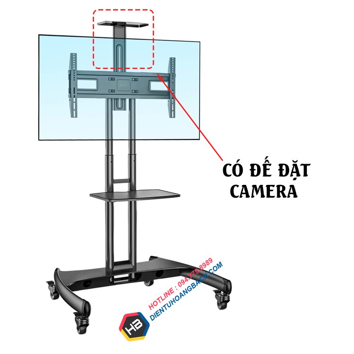 [Chính Hãng]Giá treo tivi di động nhập khẩu NB AVA1500 - 60 - 1P 32 - 65 inch