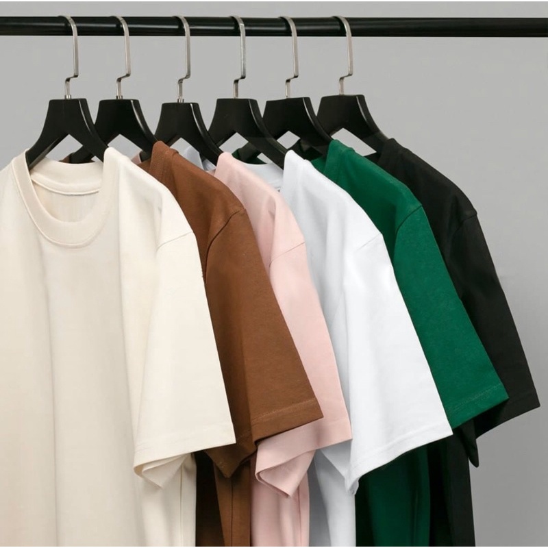 Áo Thun Trơn Form Rộng Unisex. Chất Liệu 100% Cotton