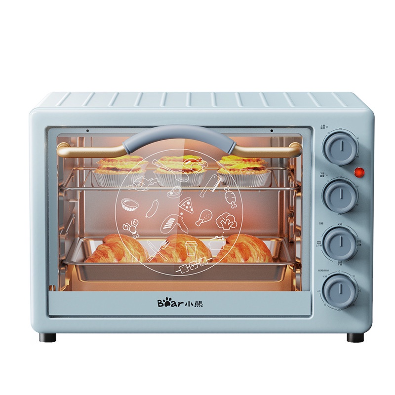 🔥 Lò nướng điện Bear DKX-C20D1, dung tích 20L, đối lưu không khí, tự động, màu sắc trẻ trung, bán chạy