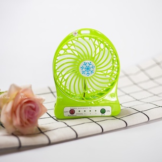 Quạt mini tích điện cầm tay nhỏ gọn 3 chế độ hàn quốc siêu xinh mát dùng 2-4h tích điện kèm pin sạc - Quạt mini 3 chế độ