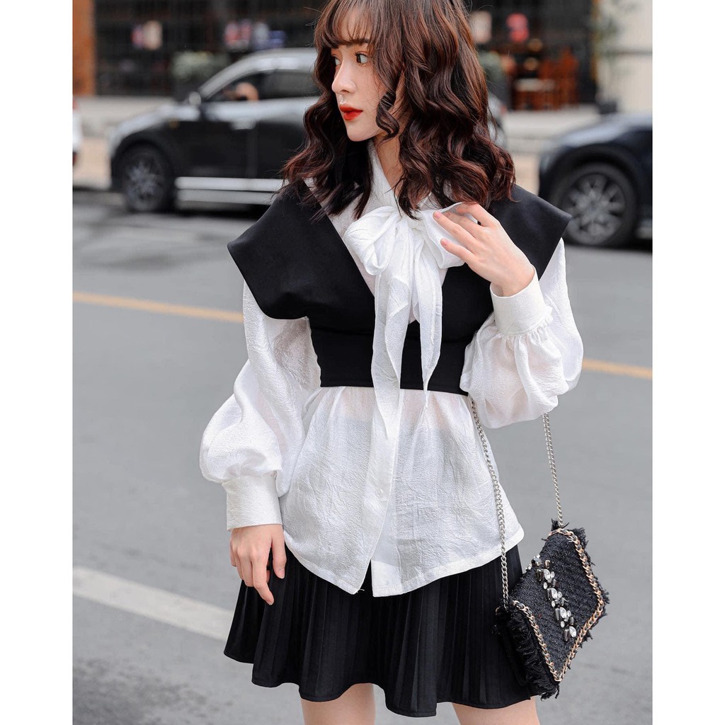 BỘ ÁO VÁY THIẾT KẾ DẠO PHỐ