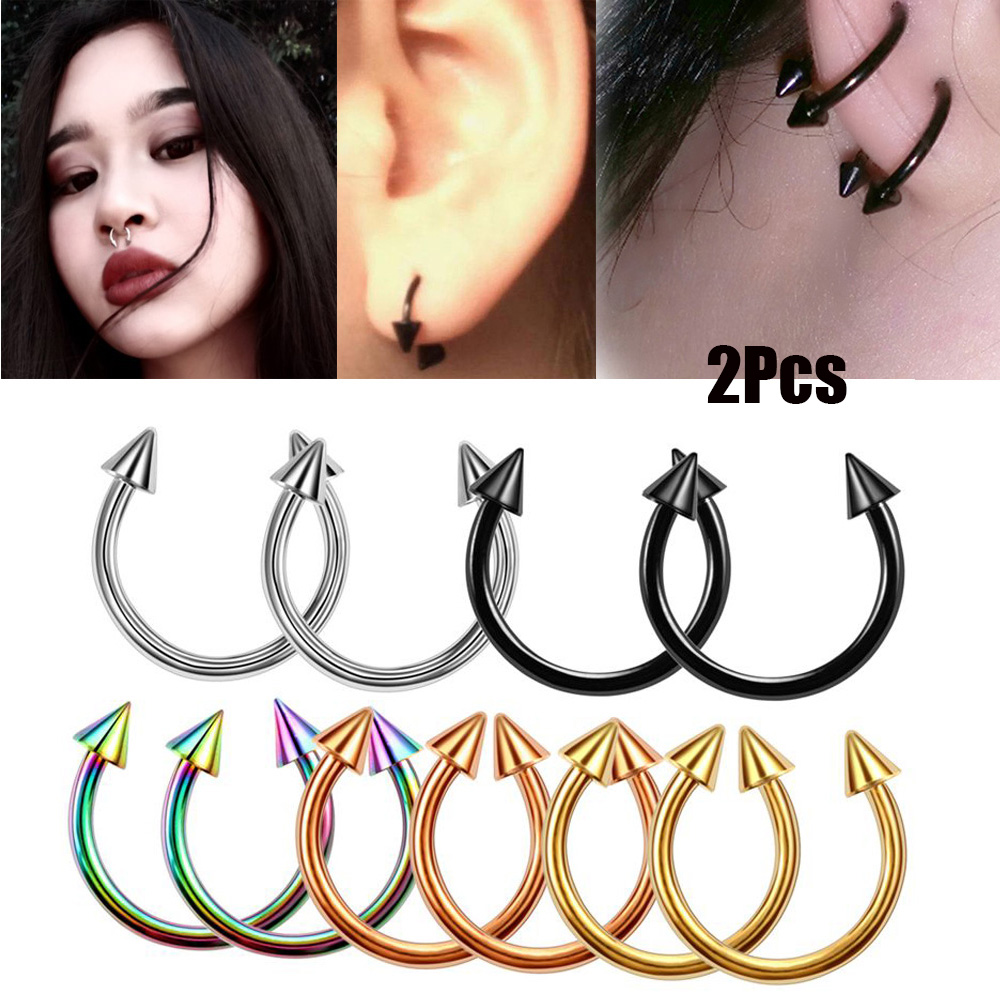 Khuyên Mũi Inox Hình Chữ C