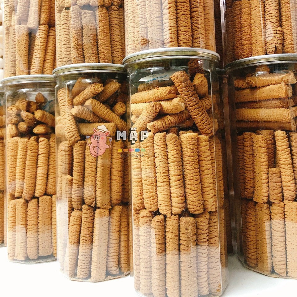 Bánh Gai Bơ Sữa Thơm Ngon Hủ 300g - Ăn Vặt Tuổi Thơ