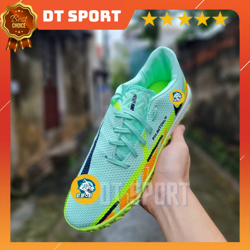 [Khâu Đế Miễn Phí] Giày Đá Bóng Sân Cỏ Nhân Tạo React Phantom GT Pro TF Shuri White, Giày Đá Banh Nam