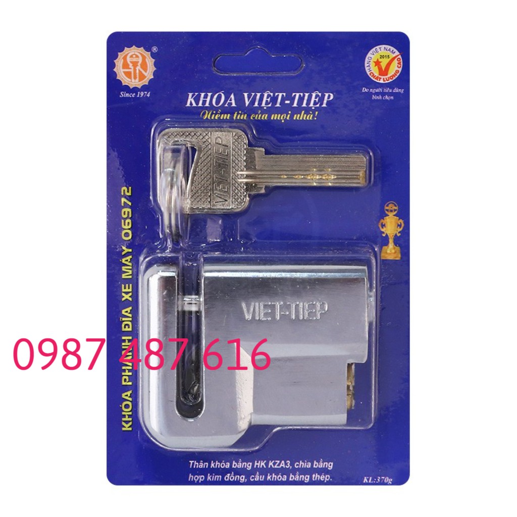 Khoá đĩa xe máy Việt Tiệp 06972 CHÍNH HÃNG