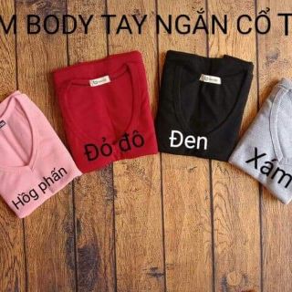 Đầm body cổ tim xẻ tà