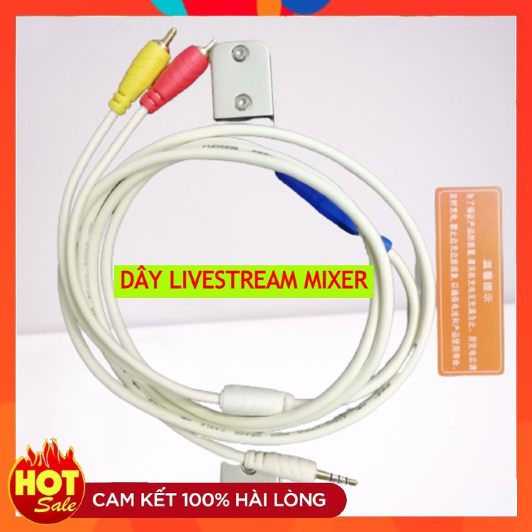 Dây Livestream Chế Mixer F4 , F7 Hàng Loại 1 . Cho Âm Thanh Sống Động , Trong Trẻo , Rõ Ràng , Dễ Dàng Lắp Đặt