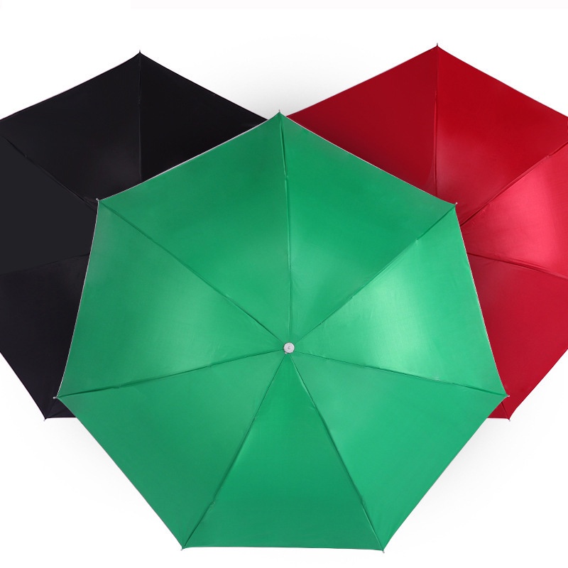 [TẶNG QUÀ] Ô bạc che mưa gấp gọn bỏ túi, dù che nắng cầm tay siêu nhẹ nhỏ gọn- JANNA