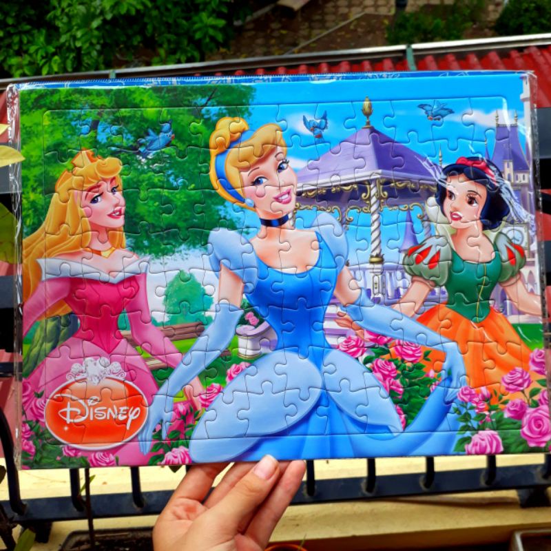 Tranh ghép hình 96 mảnh mẫu công chúa disney cho bé