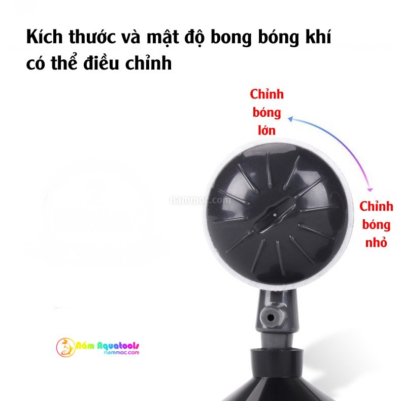 Đầu Sủi Bông - Đầu Sủi Oxy Có Thể Điều Chỉnh Cho Bể Cá Cảnh | Phụ kiện thuỷ sinh Nấm Aquatools