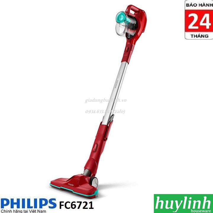 Freeship Máy hút bụi không dây có cán Philips FC6721/01 - Chính hãng