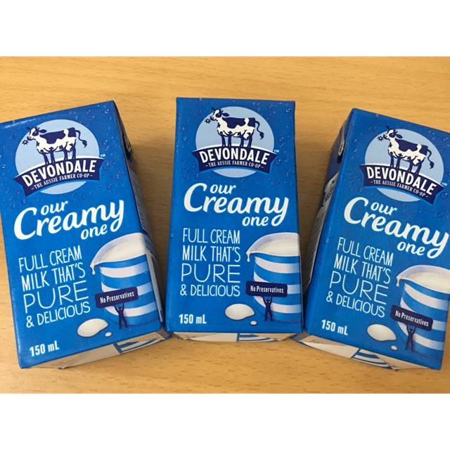 Sữa tươi Devondale nội địa Úc (thùng 32 hộp 150ml)