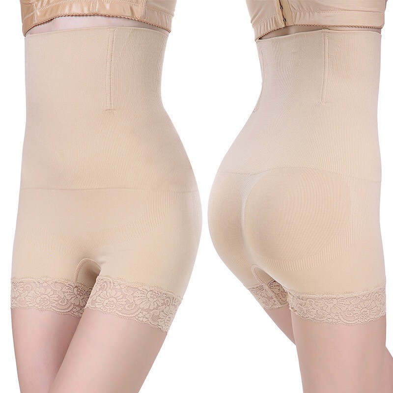 Quần giảm béo cạp cao kiểm soát bụng phụ nữ body shaper quần lót bụng sau sinh liền mạch | BigBuy360 - bigbuy360.vn