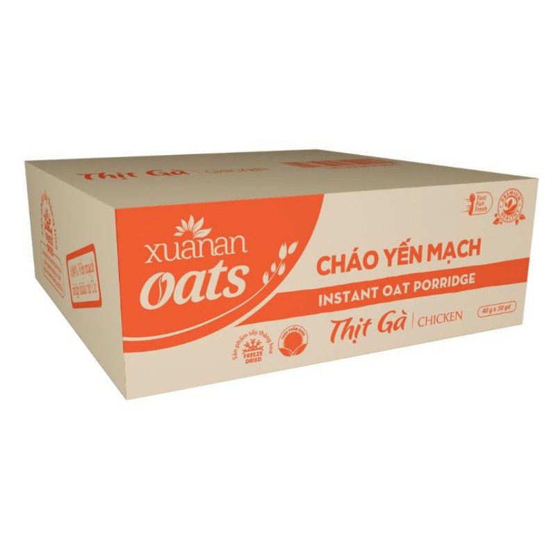 CHÁO YẾN MẠCH ĂN LIỀN 40g - XUÂN AN OATS