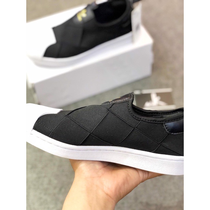 Giày Adidas SuperStar Slip-On Black FV3187
