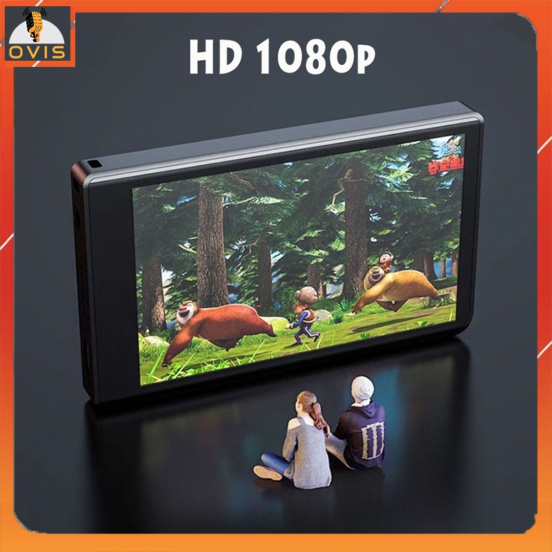 Ruizu H9 - Máy Nghe Nhạc Lossless, Bluetooth 5.0, Màn Hình Cảm Ứng, Xem Video Full HD, Có Loa Ngoài