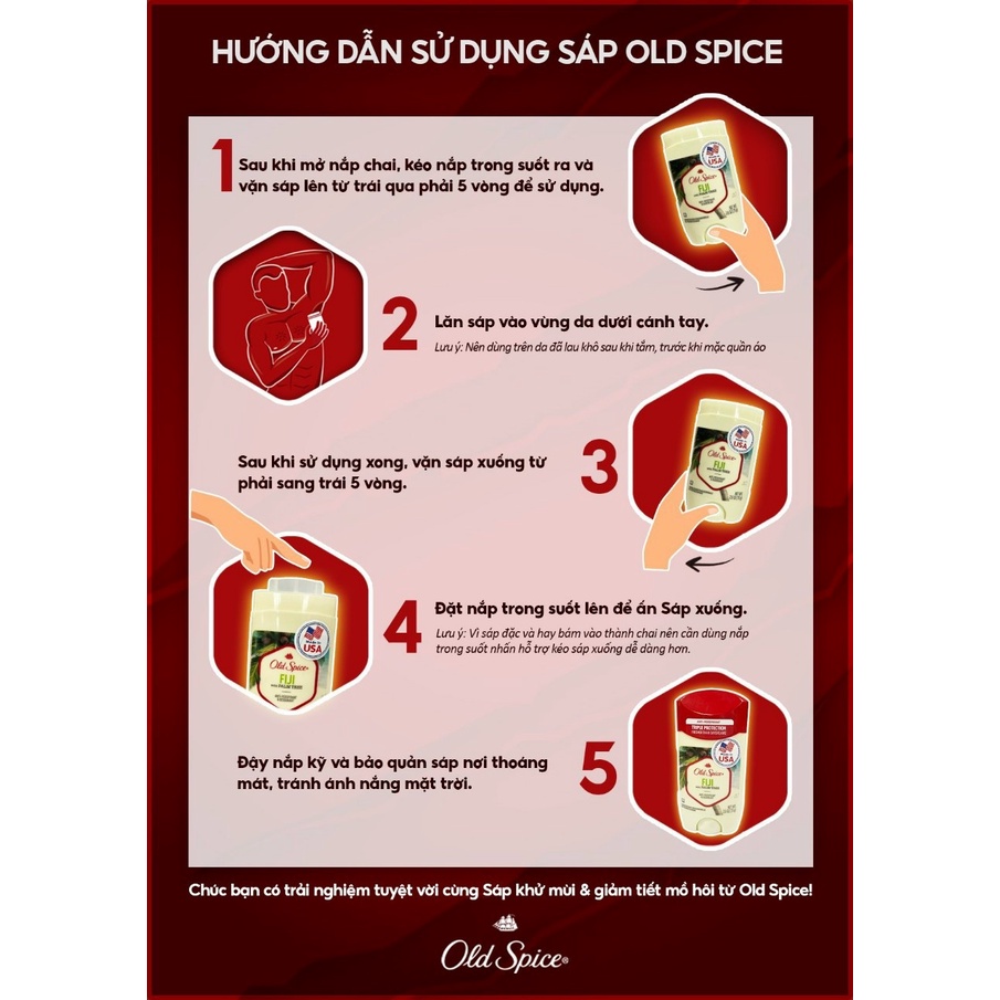 Lăn Khử Mùi Old Spice Bearglove 73g