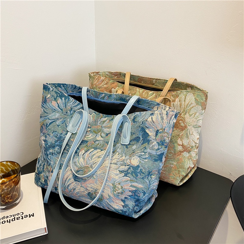 Túi tote IELGY cỡ lớn in họa tiết thời trang cho nữ