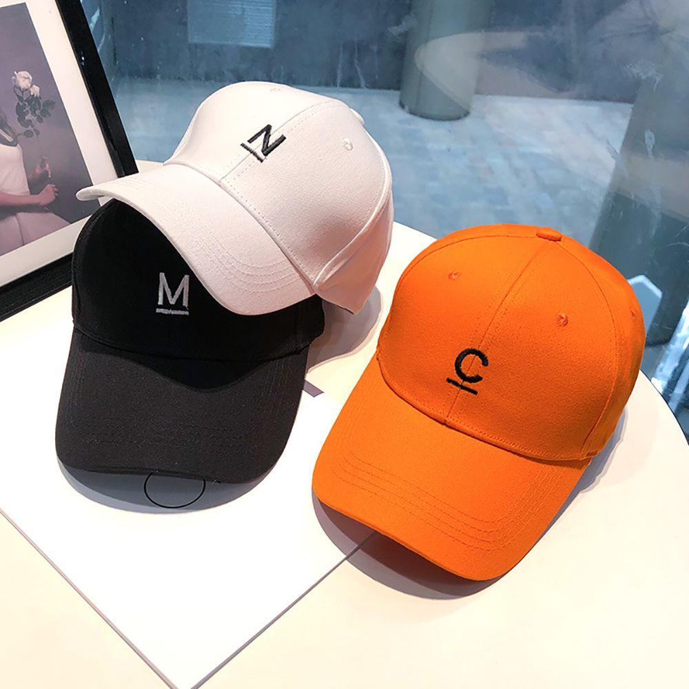 Mũ Lưỡi Trai Thêu Chữ Phong Cách Hàn Quốc Cho Cặp Đôi