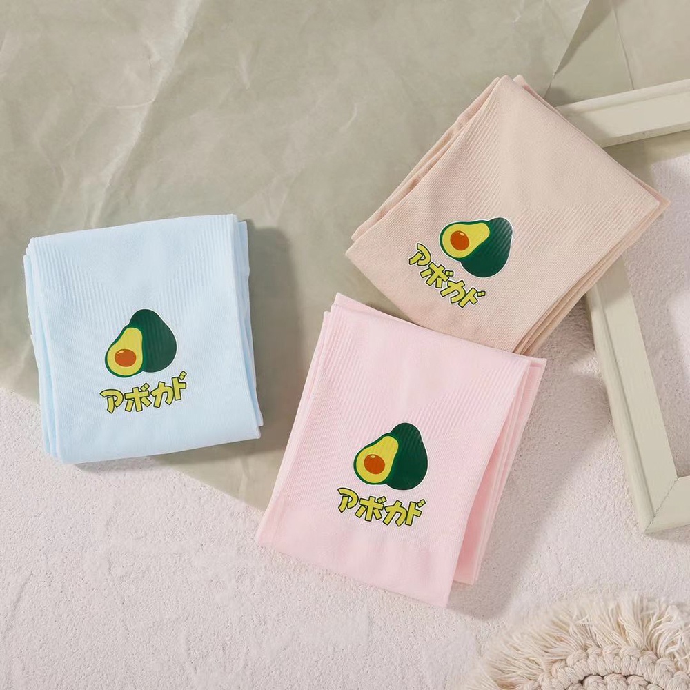 Găng tay vải lụa mềm chống tia cực tím và thoáng khí in hình trái cây xinh xắn