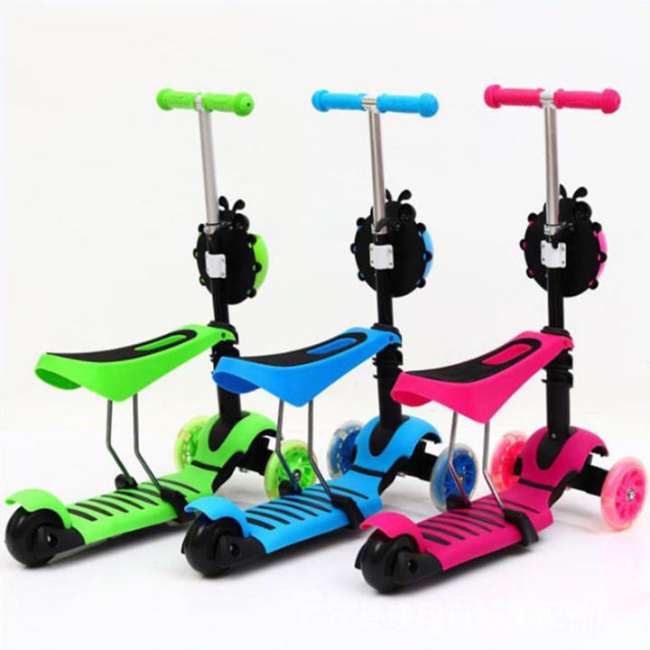 Xe trượt scooter 3 IN 1 💥CAO CẤP💥 cho bé từ 2 đến 12 tuổi