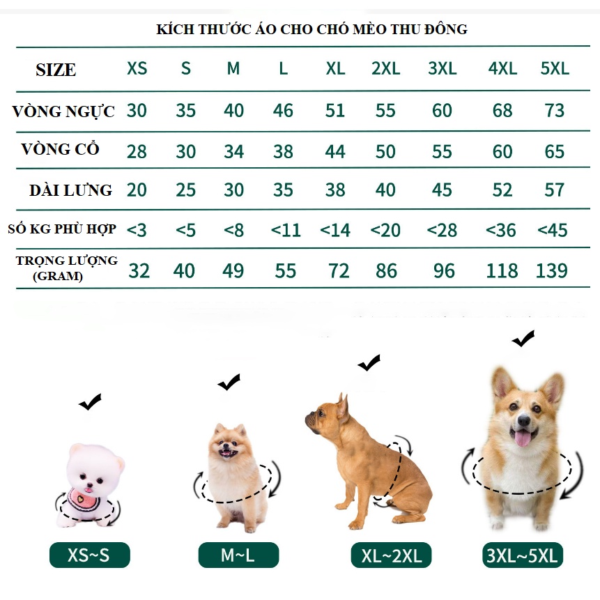 ÁO LEN CHO CHÓ MÈO, ÁO CHO THÚ CƯNG - LOVE PETS SHOP