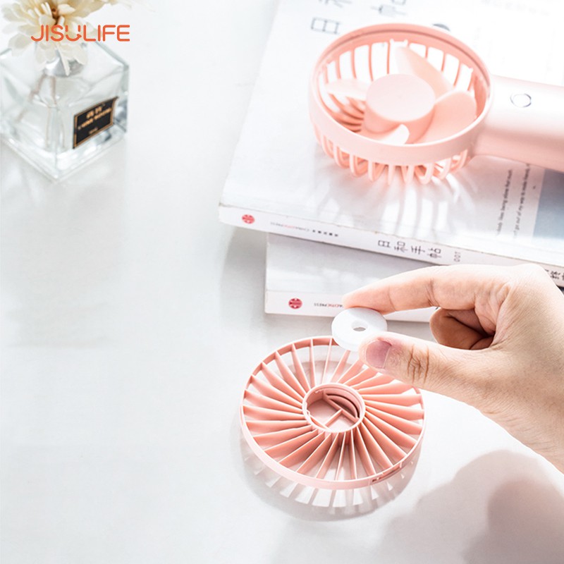Quạt cầm tay tỏa hương chính hãng JisuLife,không gây ồn, mùi hương nhẹ nhàng, dễ chịu, bảo hành 12 tháng | BigBuy360 - bigbuy360.vn