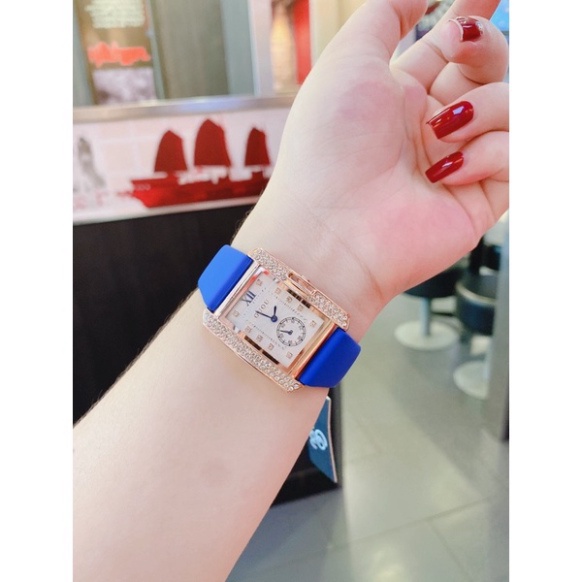 Đồng hồ nữ g.u.o.u quai silicol thông minh , mặt viền đá sang trọng, hình ảnh video tự chụp | BigBuy360 - bigbuy360.vn