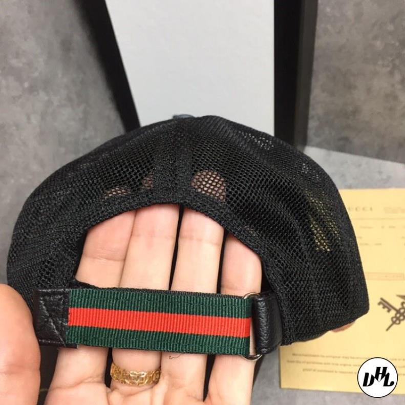 Mũ lưỡi trai gucci nam cao cấp form dáng chuẩn ôm đầu in hình con ong vàng cao cấp