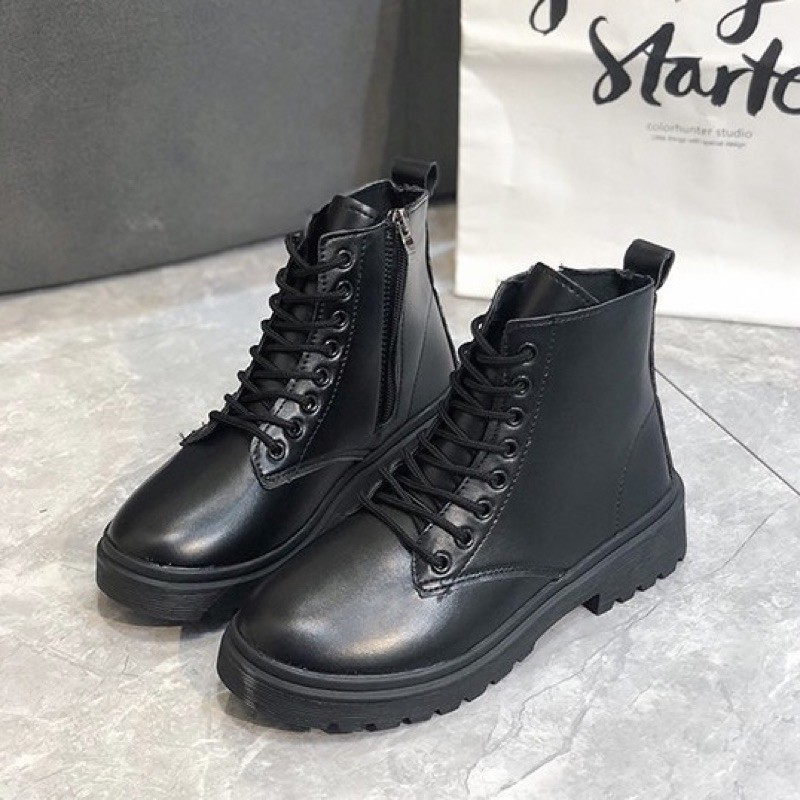 Giày Boot Có Khóa Kéo Cổ Lửng Cá Tính G27.1 | BigBuy360 - bigbuy360.vn