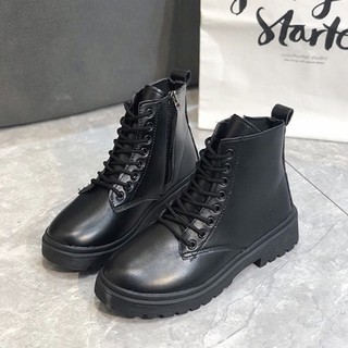 Giày Boot Có Khóa Kéo Cổ Lửng Cá Tính G27.1