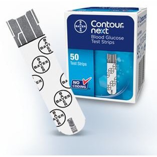 Que thử đường huyết Bayer Contour Next ( 50 que )