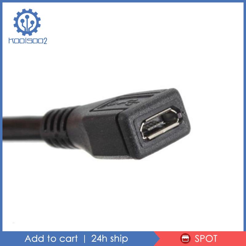 Dây Cáp Nối Dài 25cm Chuyển Đổi Từ Đầu Cắm Micro USB Sang Cổng Cắm Micro USB