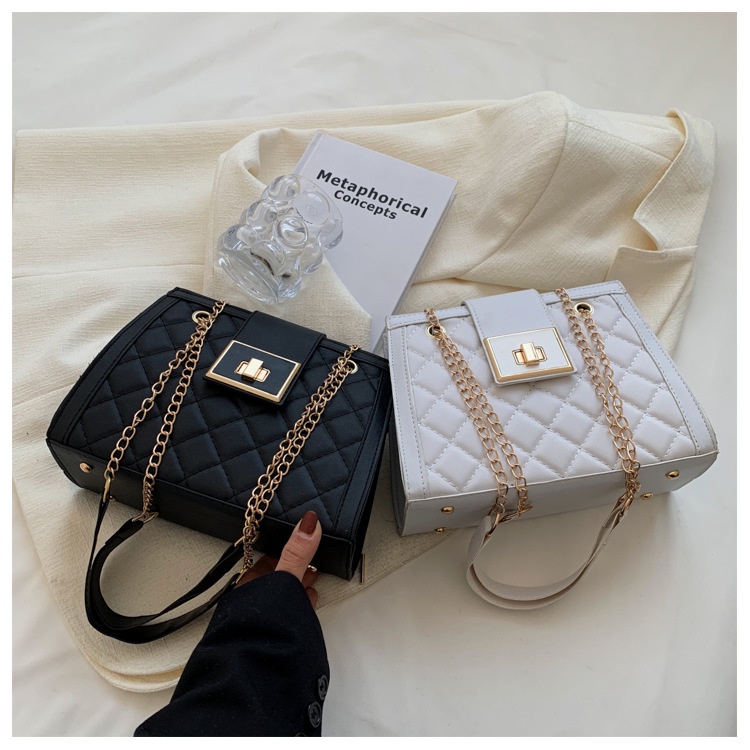 Túi Xách Nữ, Túi Đeo Vai Dây Xích Khóa Xoay Công Sở Thời Trang TX08