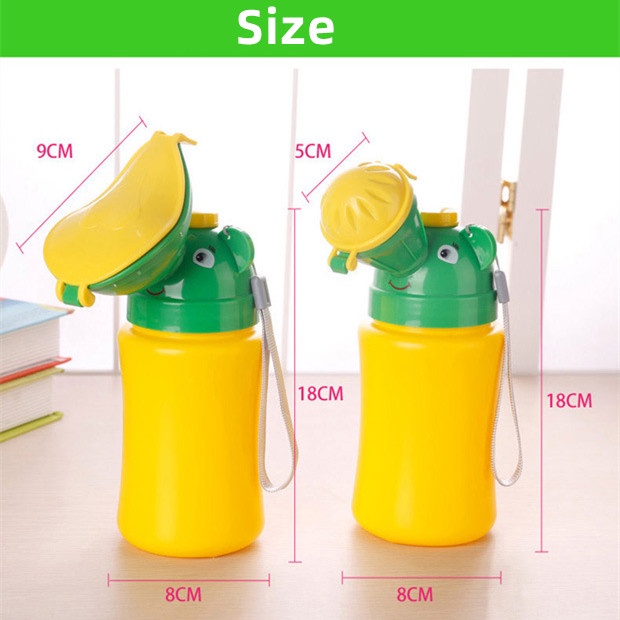 Bình Đi Vệ Sinh Cho Bé Trai Bé Gái Đi Du Lịch Ngoài Trời Chống Tràn Nhỏ Gọn