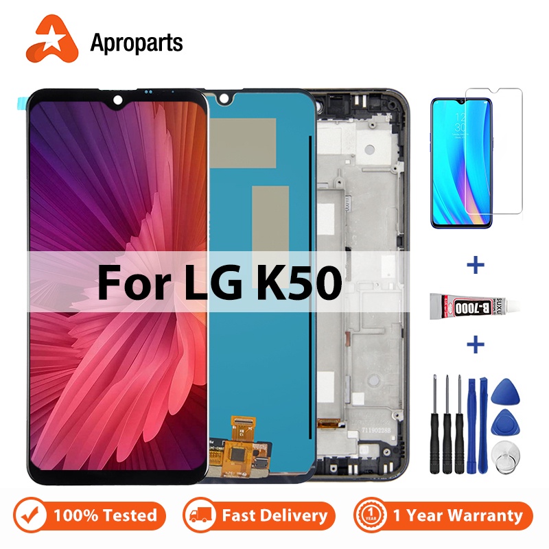 Màn Hình Cảm Ứng LCD Thay Thế Chuyên Dụng Cho LG K50 Q60 K12 Max LG K50 LMX520BMW LMX520EMW LM-X520 802LG