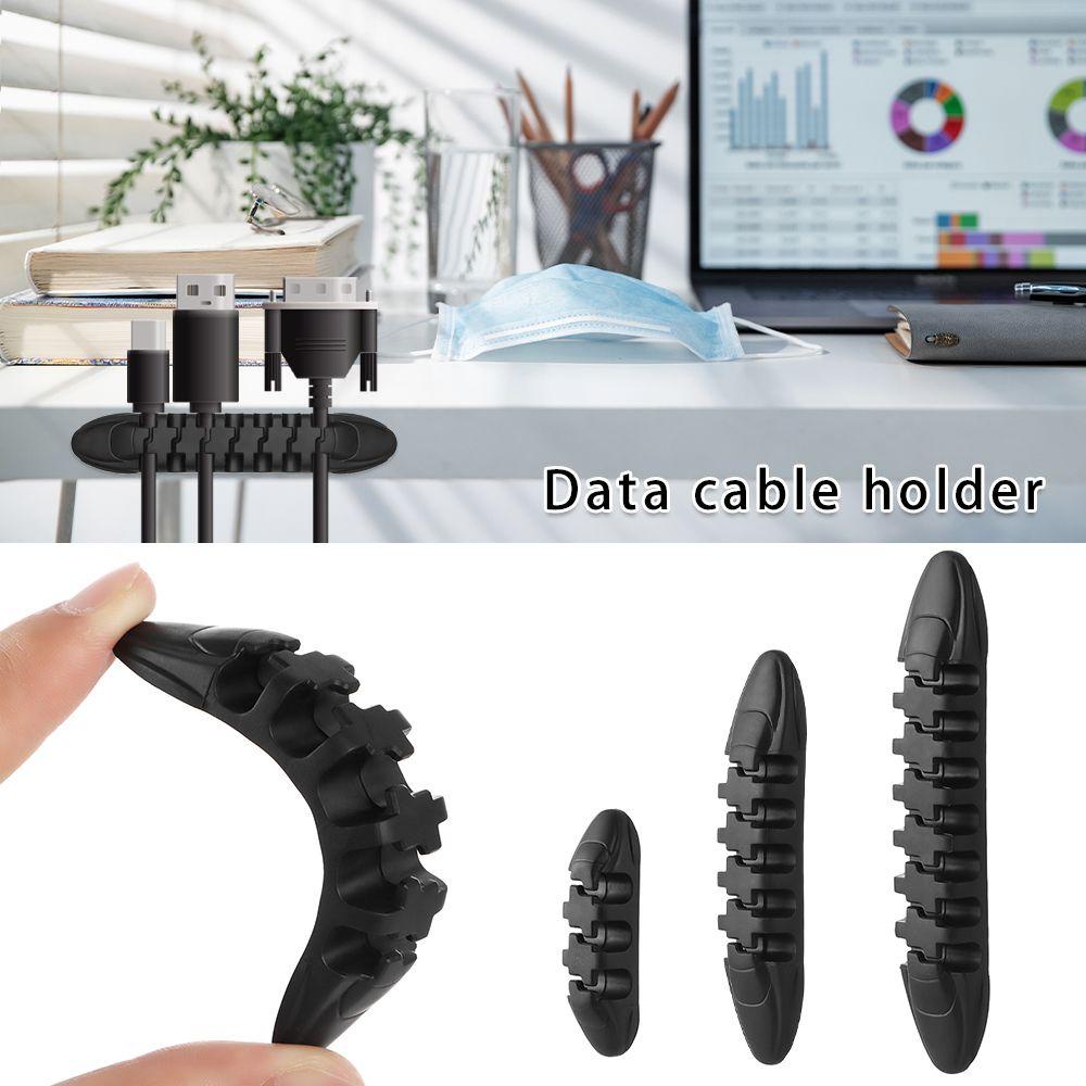 BTLIMER Giá Đỡ Dây Cáp Sạc TPR Tự Dính Sắp Xếp Gọn Gàng