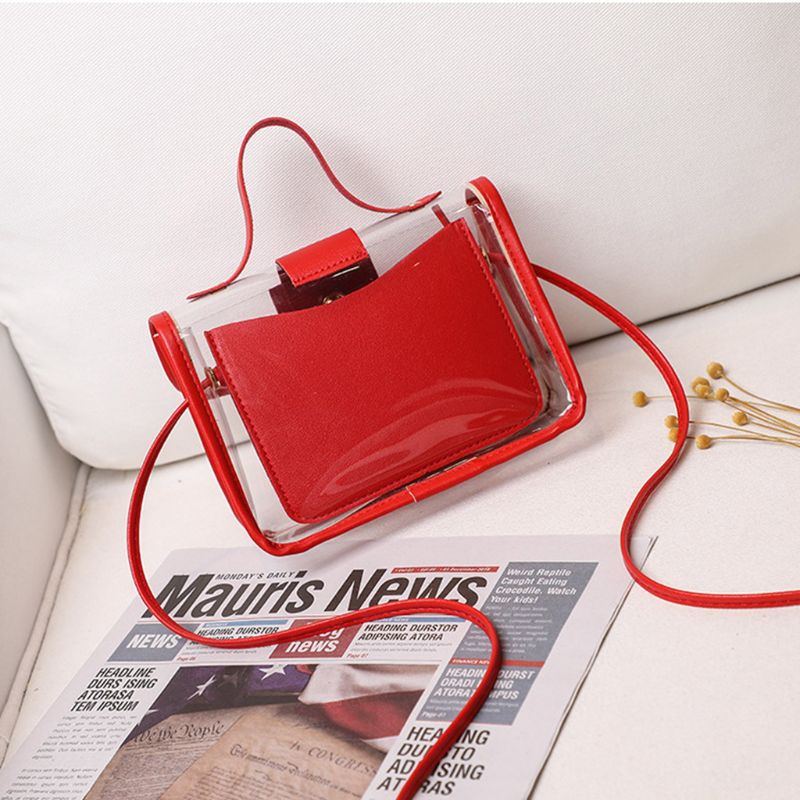 Túi Xách Đeo Vai Cỡ Nhỏ Trong Suốt Thời Trang Đi Biển Mùa Hè Cho Nữ