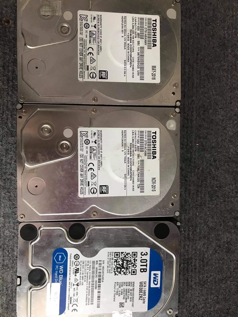 Ổ cứng Hdd 3tb wb blue/ toshiba 5400/ 7200 rpm bảo hành 1 tháng