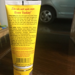SỮA RỬA MẶT  EVER TODAY (50ML) 42,9K NGỪA Mụn