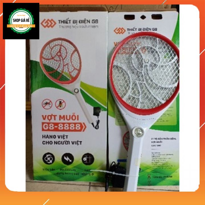 Vợt muỗi cao cấp G8 8888 hàng Việt Nam chất lượng quốc tế