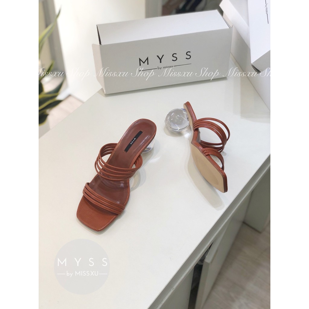Giày sục nữ 3 dây nhuyễn gót tròn trong 4cm thời trang MYSS - SU87