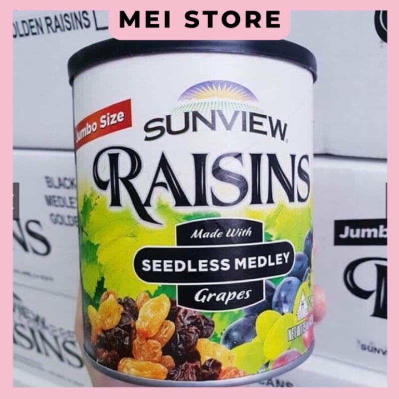 Nho Khô Sunview Raisins Vị Hỗn Hợp 425g - Chính Hãng Mỹ